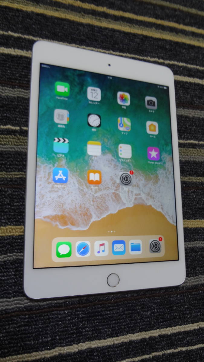 即決】 docomo Apple iPad mini4 Wi-Fi+cell 16GB MK702J/A ホワイト