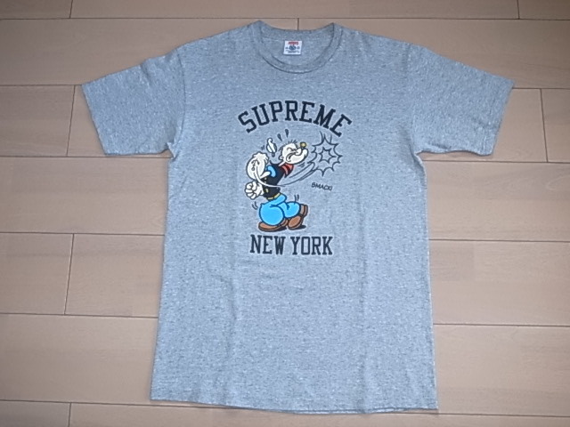 ☆ 10AW SUPREME シュプリーム Popeye Tee ポパイ アーチロゴ Tシャツ