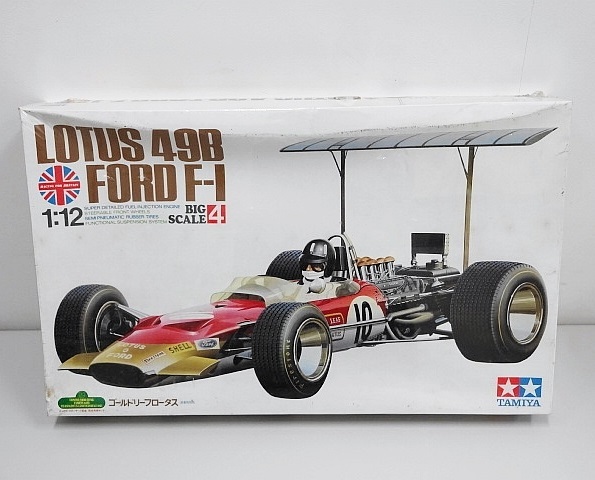 590▽TAMIYA/タミヤ ゴールドリーフロータス 49B フォード F-1 1/12 未開封