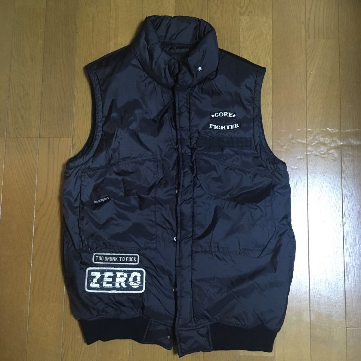 Core Fighter 中綿ベスト kj着 降谷建志 dragonash cootie delux(M 