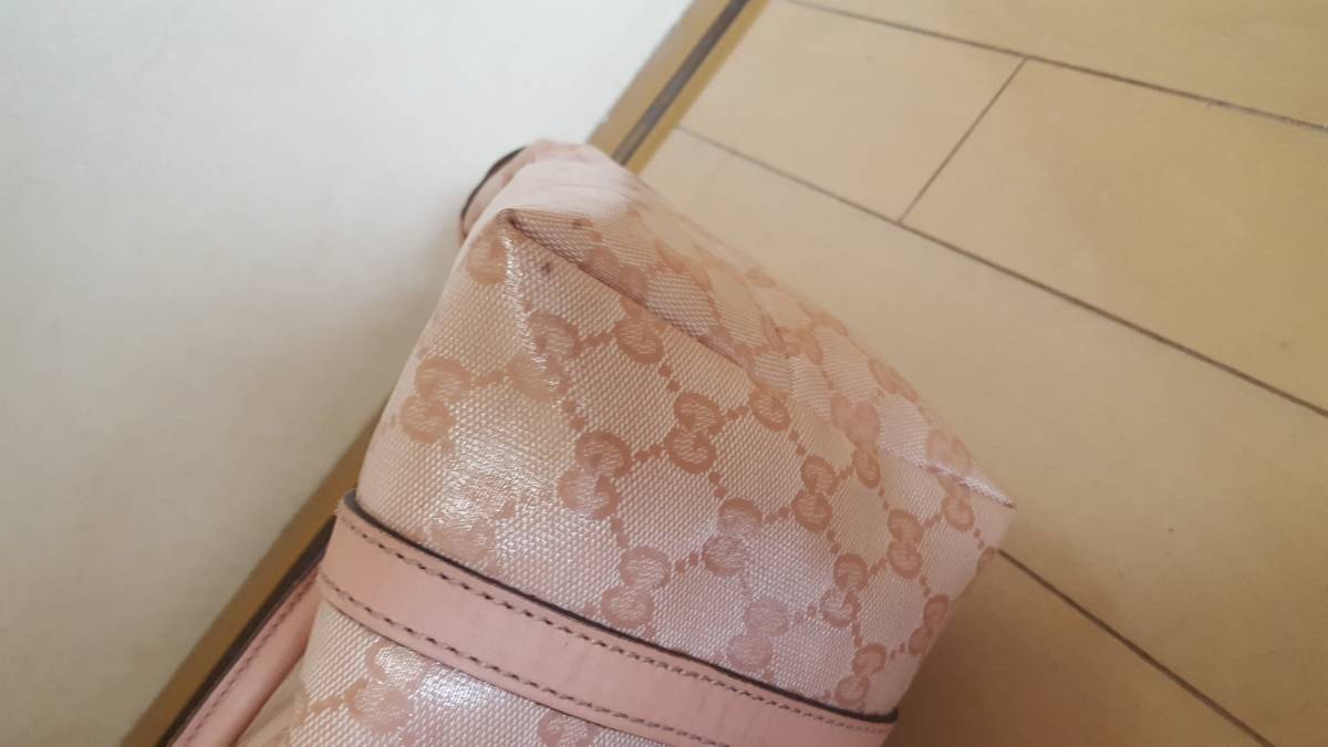 グッチ　シマ　トートバッグ　中古