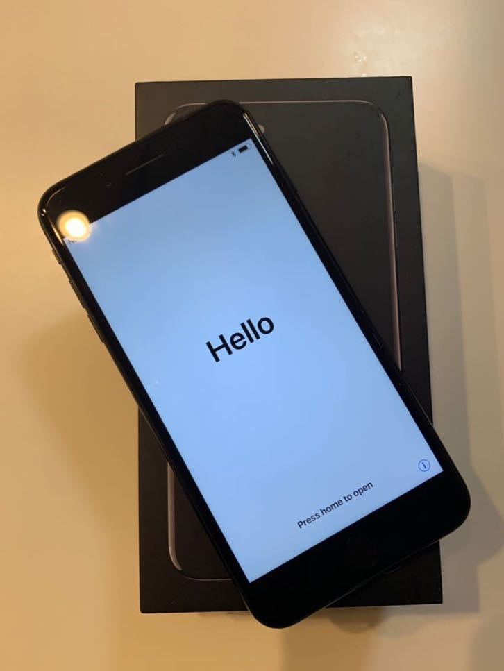 美品☆iPhone7 plus ジェットブラック 128GB SoftBank☆中古_1