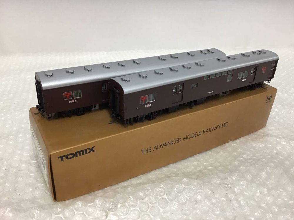 HOゲージ オユ10形郵便車 3両セット TOMIX HOゲージ オユ10 2562，オユ10 26 郵便車 / 鉄道模型 TOMIX HO