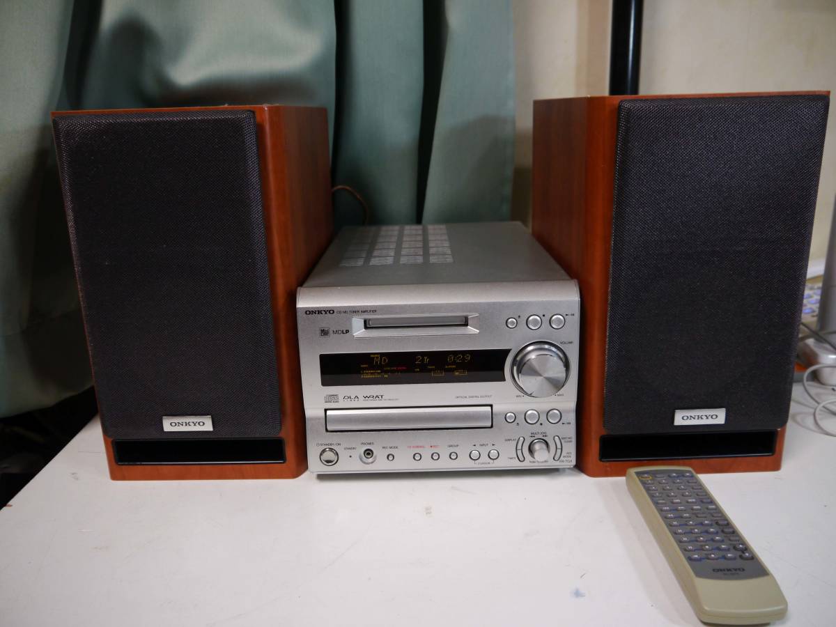 ミニコンポの基準機！ONKYO □ ONKYO FR-7GX 高級CD/MDコンポ 美品