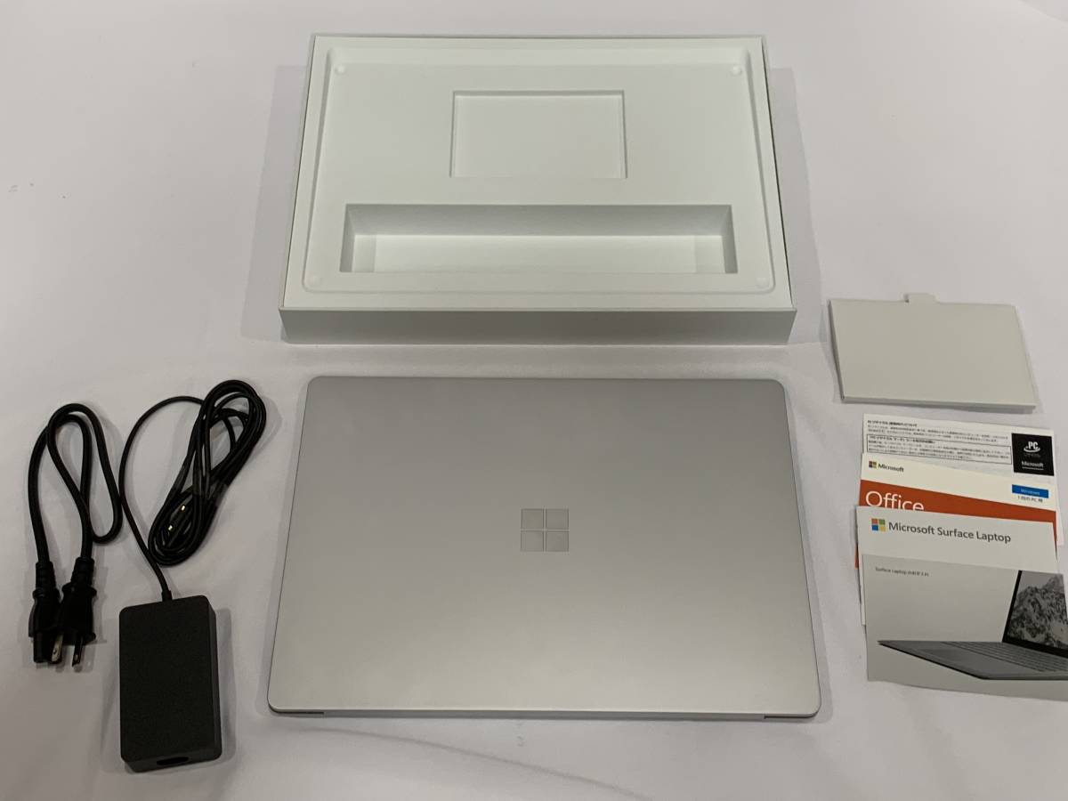 美品 マイクロソフト Surface Laptop D9P-00045 OfficeH&B i5-7200U