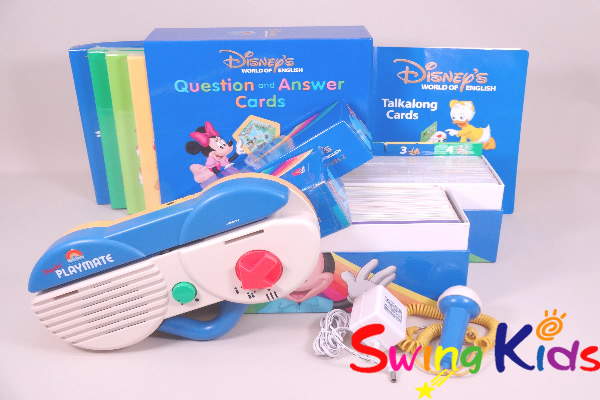 DWE ディズニー英語システム 両面デジタル トークアロングとQ&Aカード