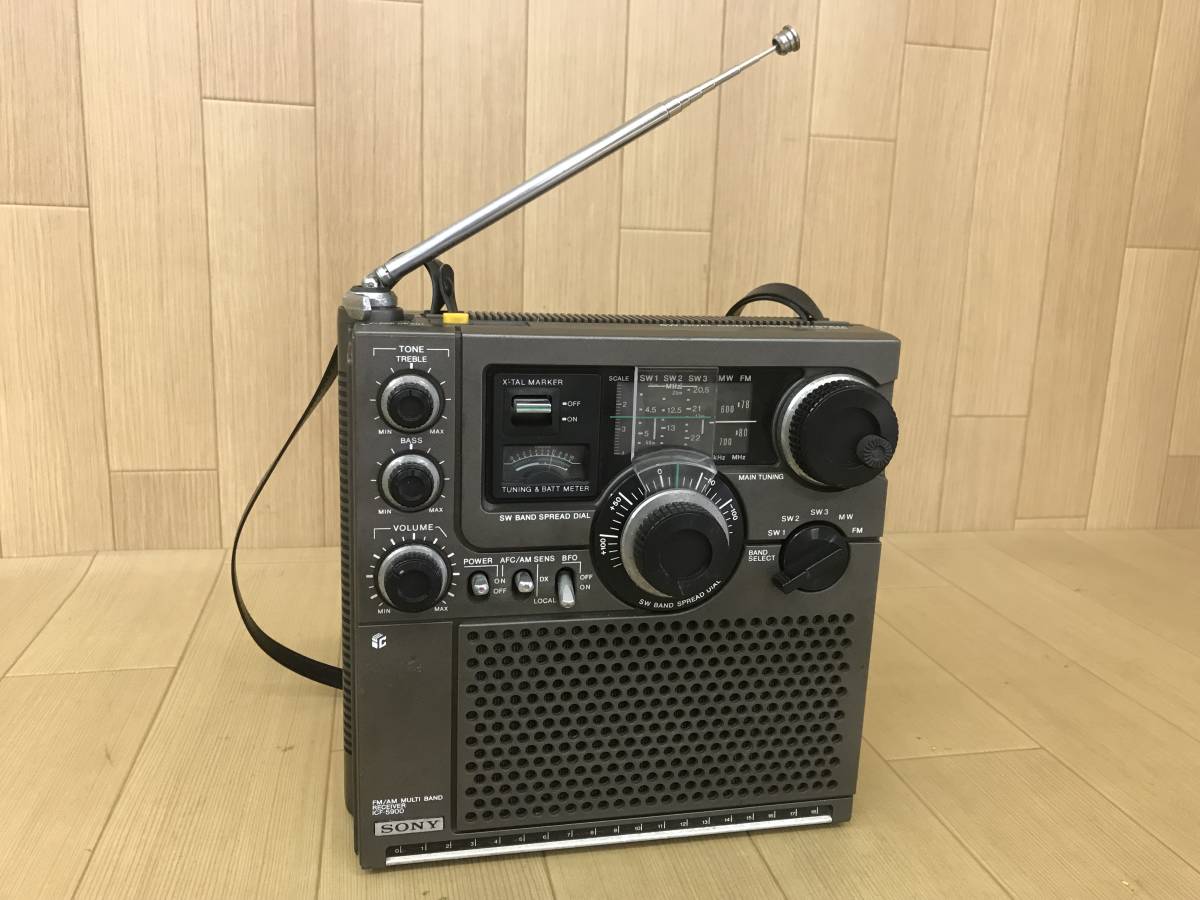10187【SONY】BCL ラジオ Skysensor スカイセンサー 5900 ICF-5900