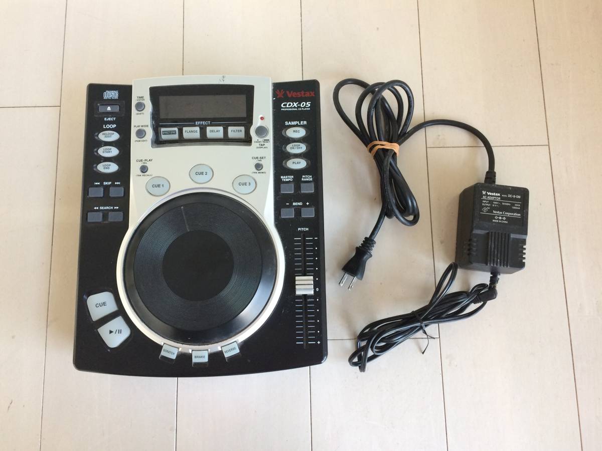 オーディオ機器 Vestax CDX-05 2007年製 CDJ 動作品 DJ機材