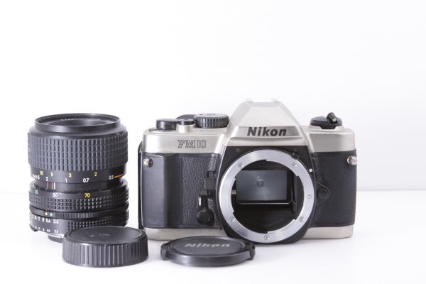 FM10 Nikon 35-70mm Camera SLR Lens with Zoom-NIKKOR ニコン f⁄3.5