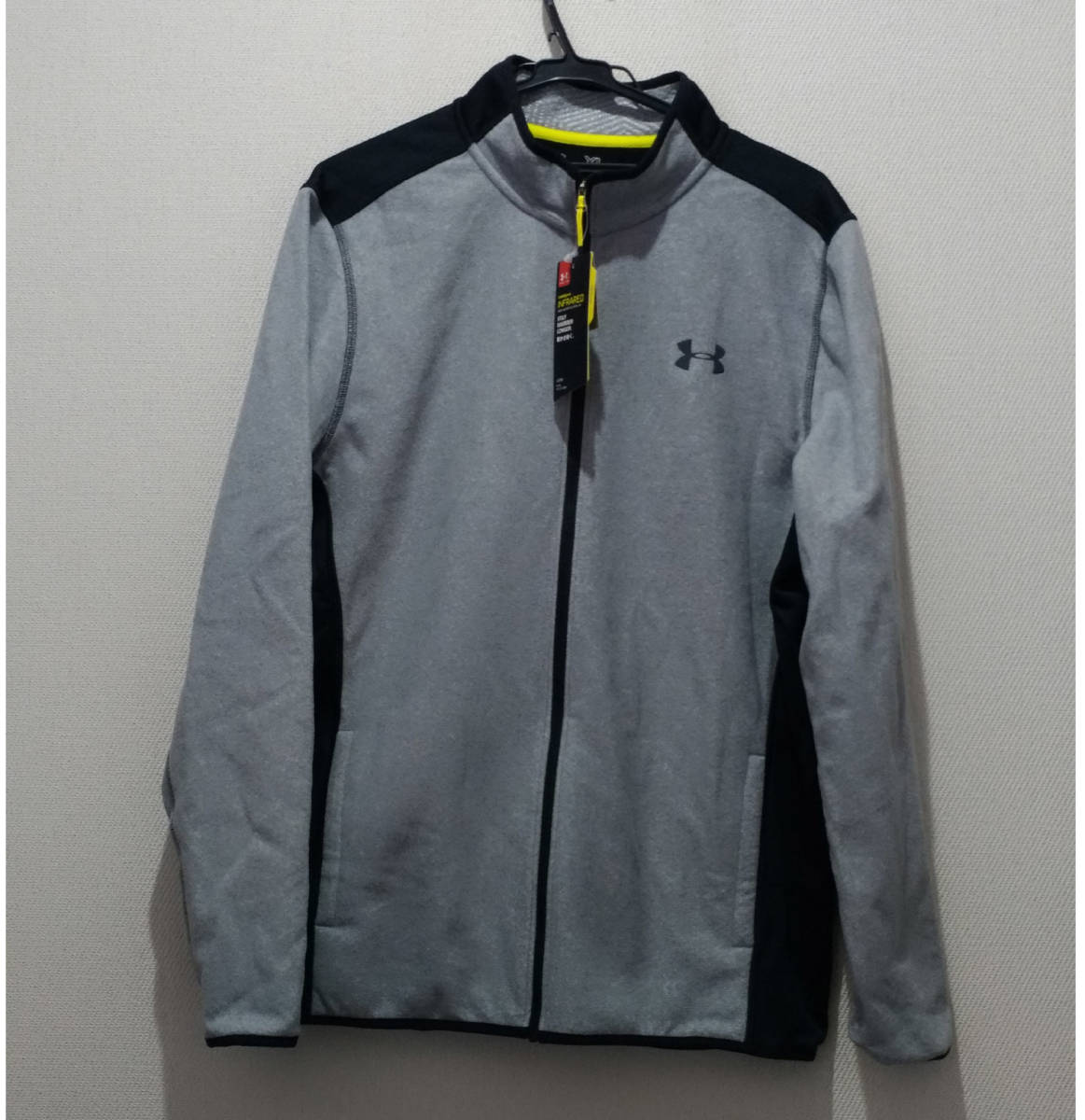 新品激安！10800円の品★UNDER ARMOUR　アンダーアーマーコールドギア インフラレッド フリース フルジップジャケット★XL