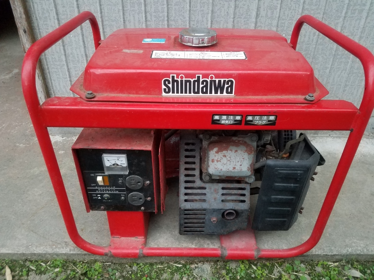 新ダイワ 発電機 Shindaiwa 新ダイワ⁄エンジン発電機⁄動作確認動画あり