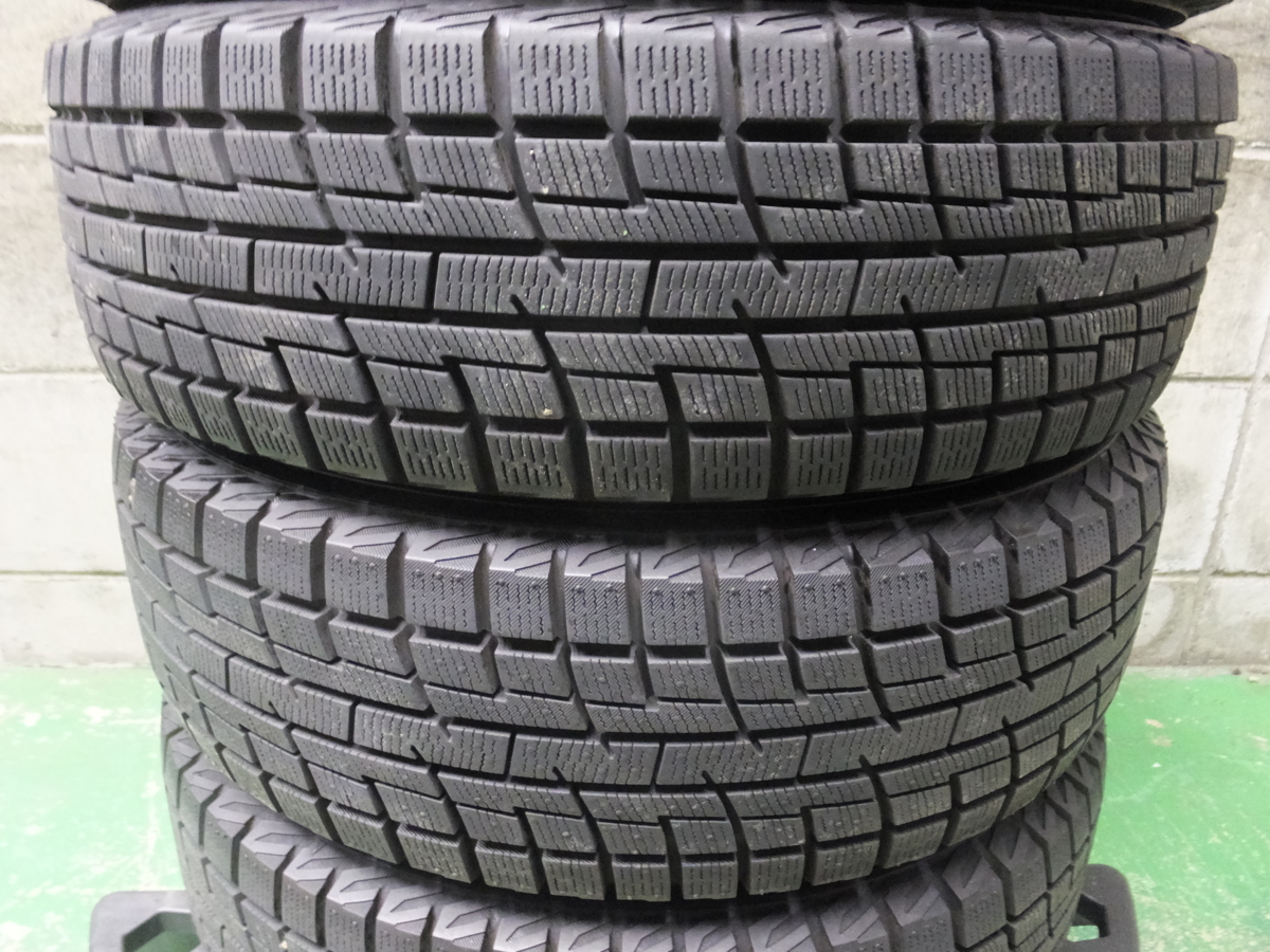 ヨコハマ 155/65R13 スタッドレス 4本 バリ溝 ライフ ラパン等