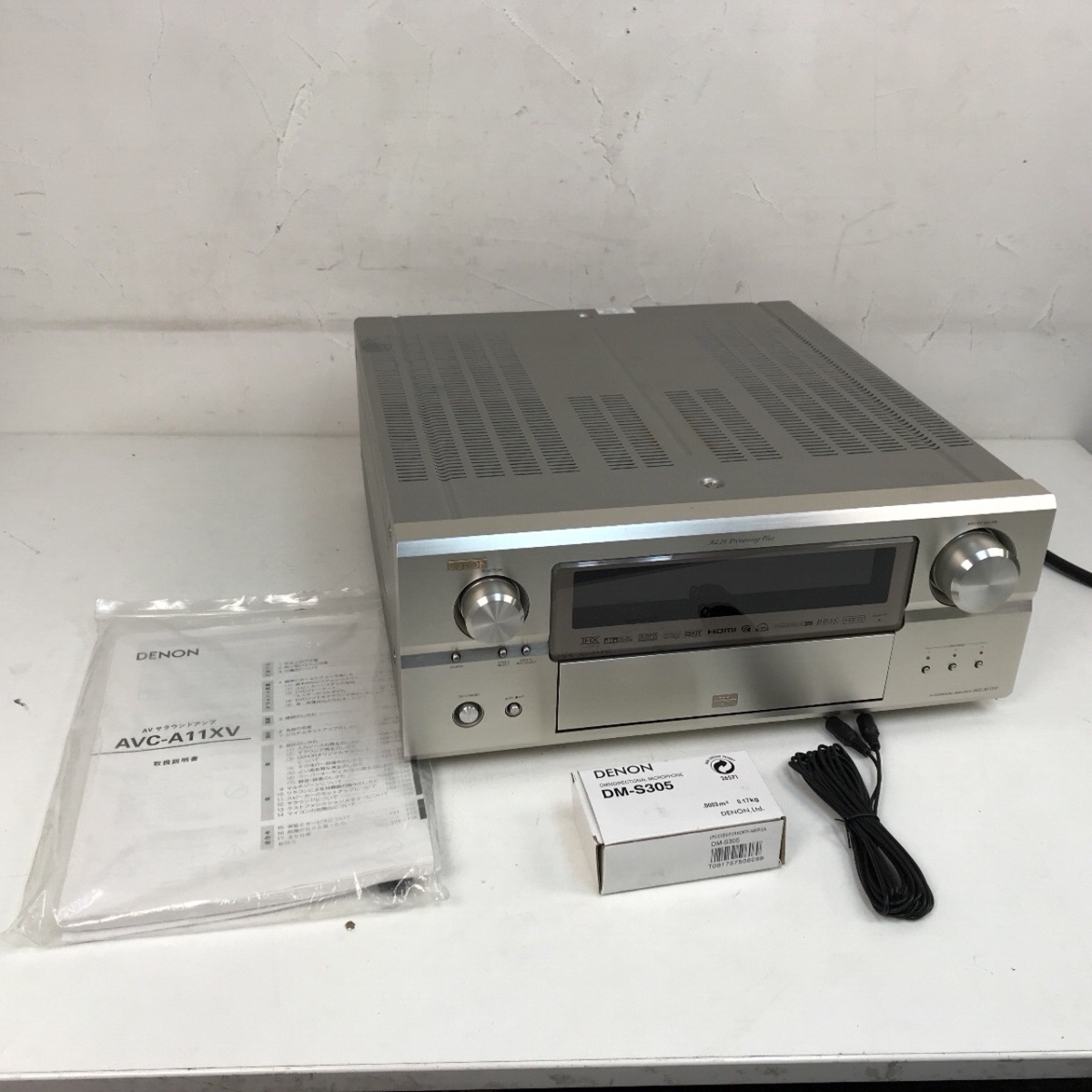 □ DENON デノン AVサラウンドアンプ AVC-A11XV 取扱説明書付き 現状品