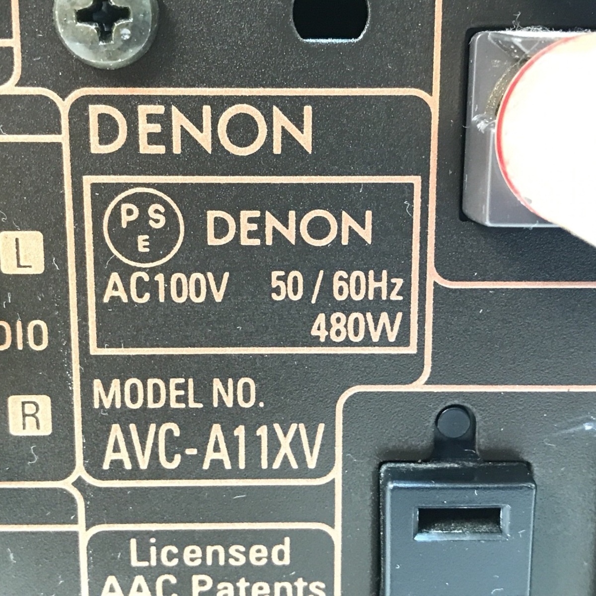 □ DENON デノン AVサラウンドアンプ AVC-A11XV 取扱説明書付き 現状品