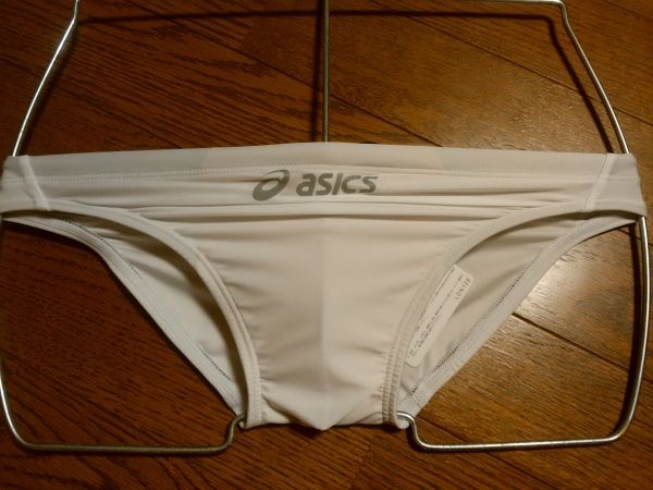 新作，人気SALE asics アシックス ハイドロCD 競泳水着 競パン ビキニ 白L(Mサイズ)｜売買されたオークション情報、yahooの商品情報をアーカイブ公開 - オークファン 男性用