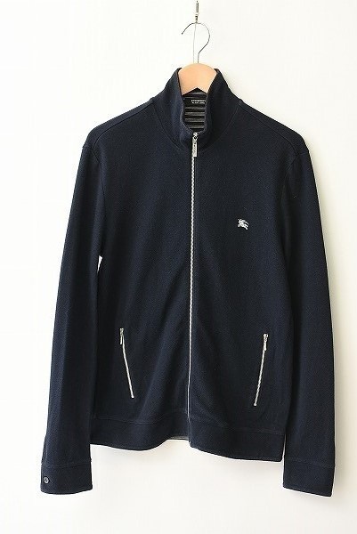 MN-0144 Burberry Black Label ドライバーズニット ジップアップ 