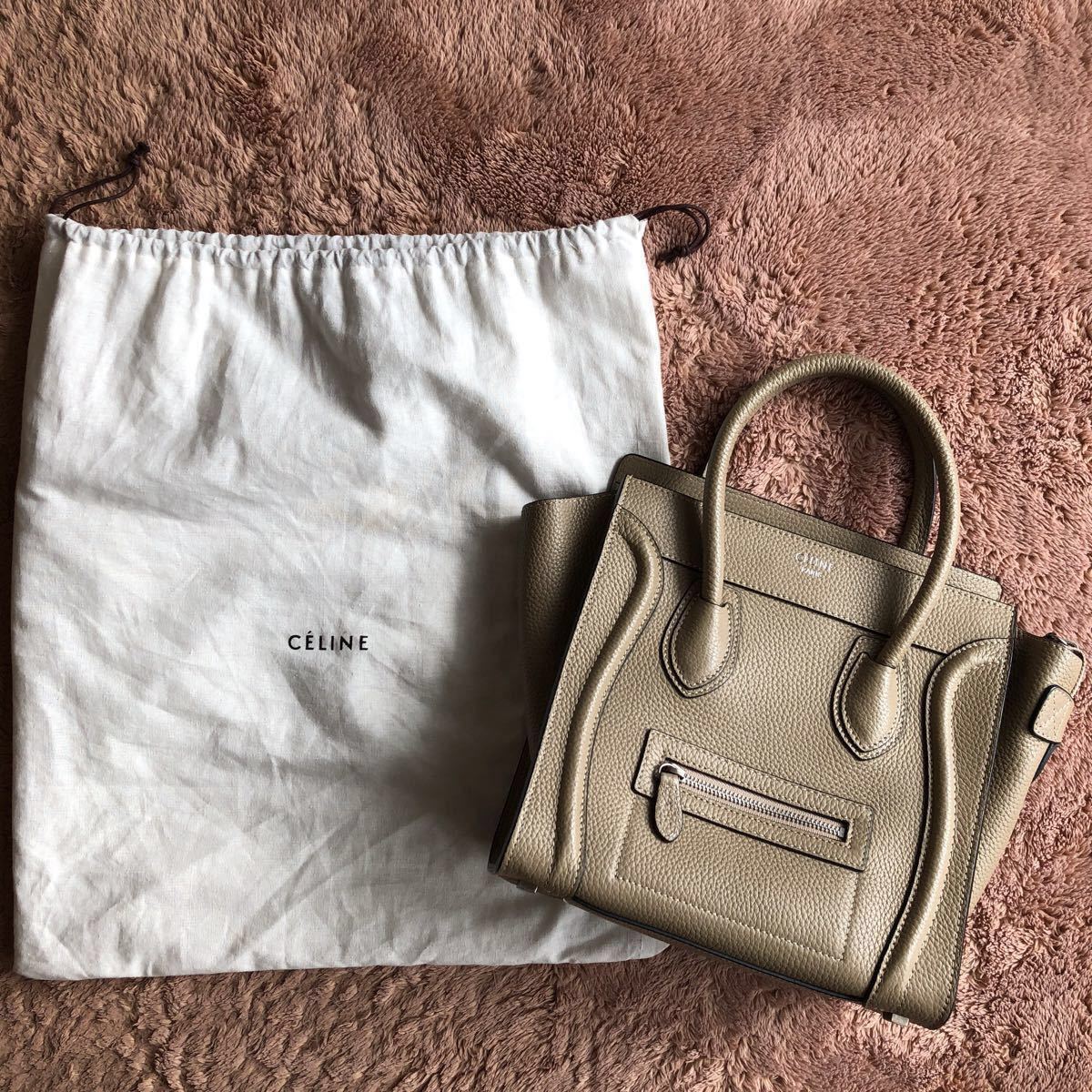 CELINE - CELINE 美品 セリーヌ ラゲージ ナノ ショッパー 2way 