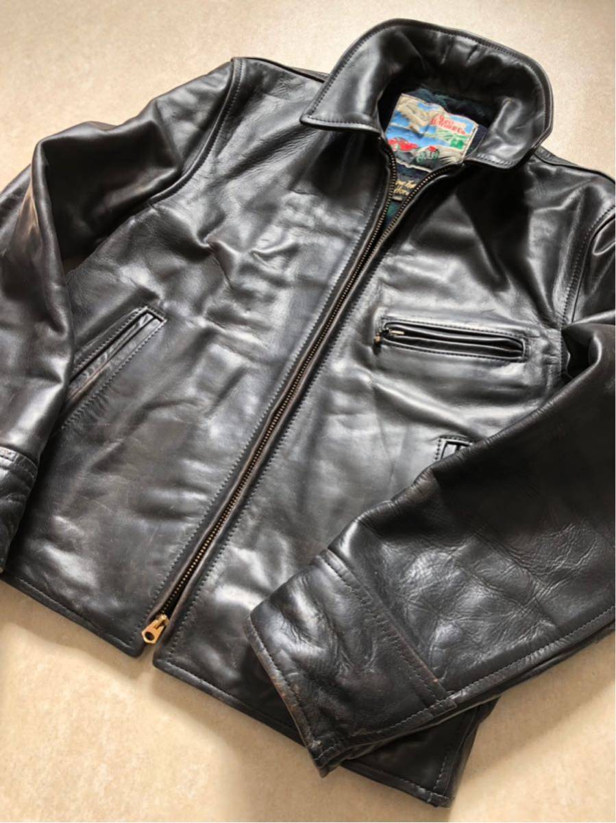 Aero leather エアロレザー ホースハイド ハーフベルテッド ハーフ 