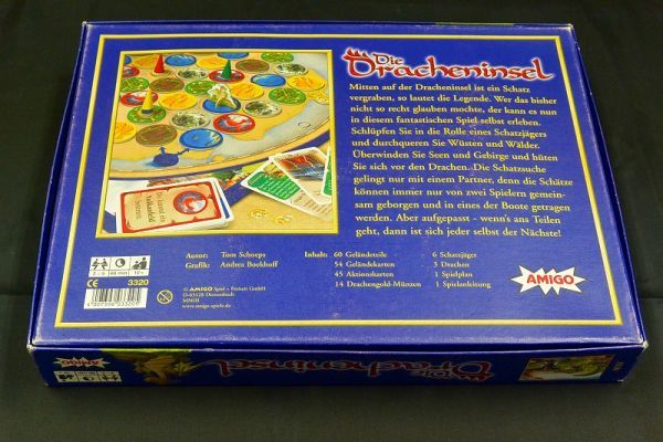 ボードゲーム◆Die Dracheninsel・ドラゴン島●Tom Schoeps●AMIGO・メビウスゲームズ●日本語ルール付き