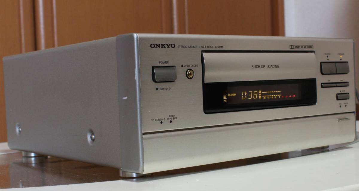 ONKYO K-511M カセットデッキ メンテナンス済み ONKYO K-511M カセットデッキ メンテナンス品 ONKYO ONKYO K-511M