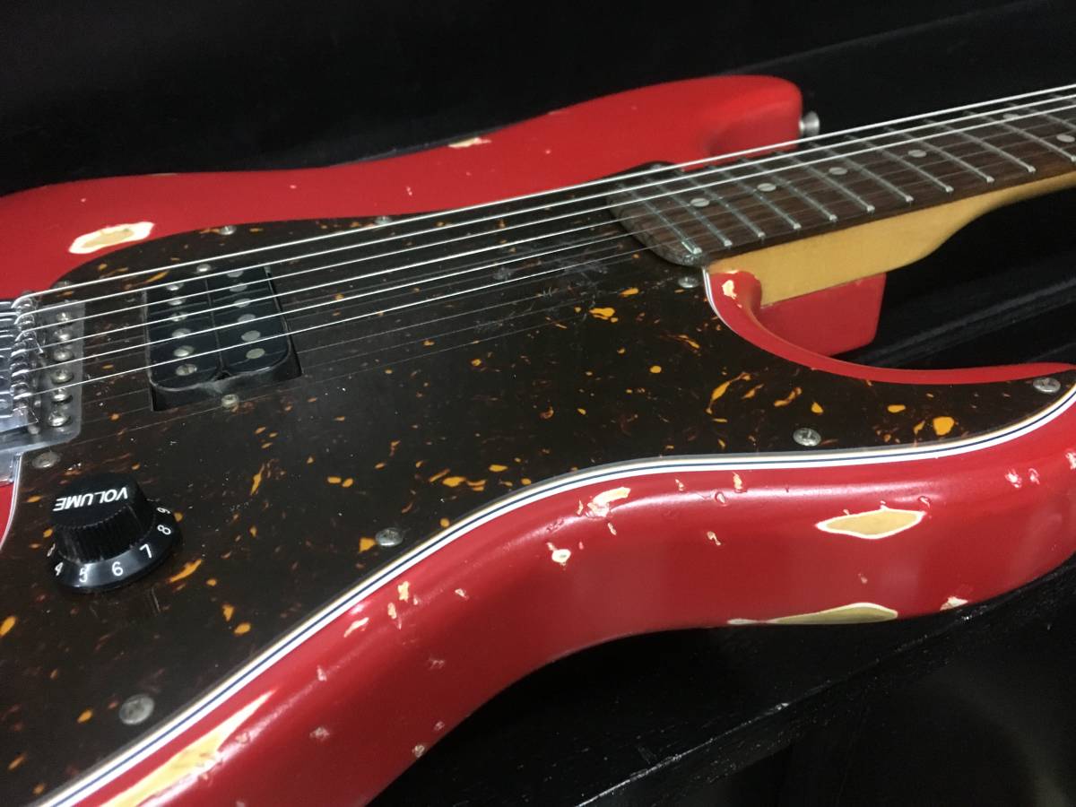 vintage relic style red color レリック加工 ストラトタイプギター