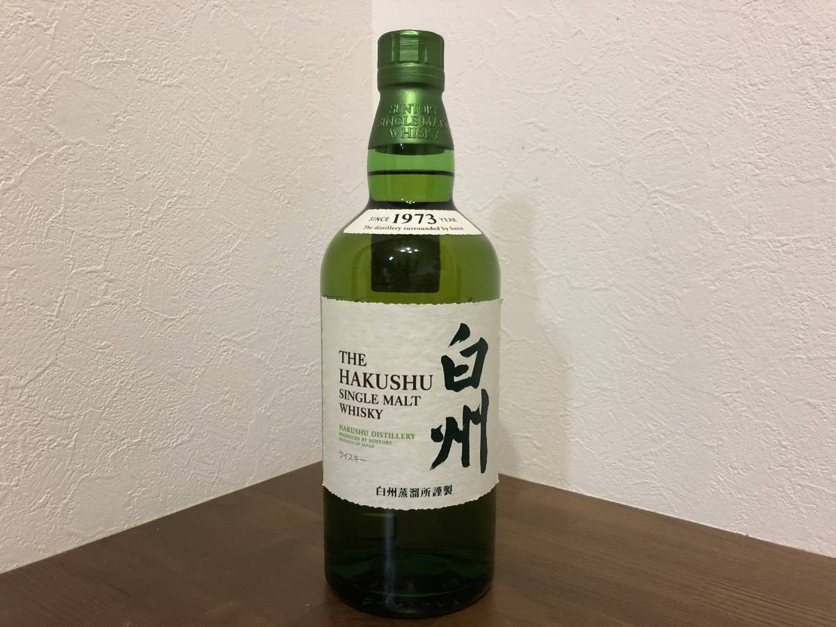 【100%新品，大得価】 1円スタート 未開栓 SUNTORY サントリー 白州 1973 シングルモルト ウイスキー 700ml 43%(日本)｜売買されたオークション情報、yahooの商品情報をアーカイブ公開 - オークファン 日本