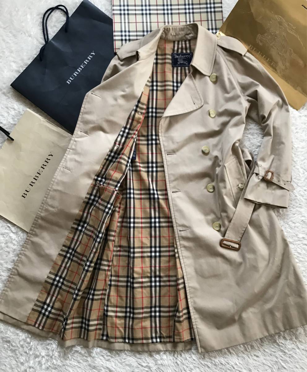 ☆英国製 ノバチェック！圧巻の存在感【美品】バーバリー Dリング付き 