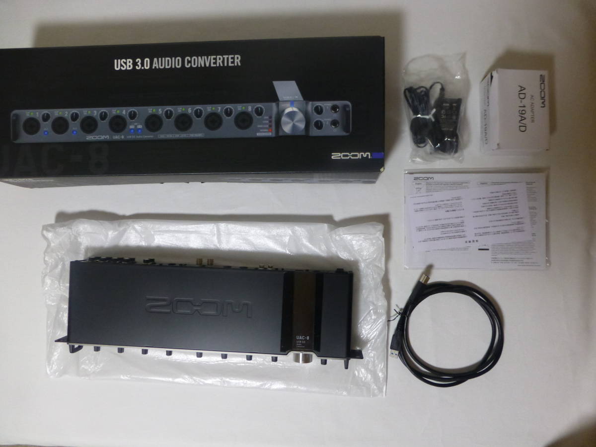 ZOOM UAC-8 USB3.0オーディオインターフェイス 美品 中古