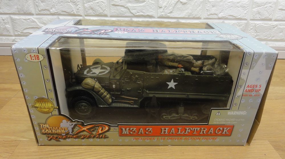 21ST CENTURY TOYS 1/18 THE ULTIMATE SOLDIER M3A3 HALFTRACK 現状品