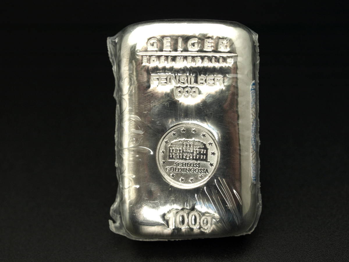 銀インゴット 100g 純銀インゴット 100g アサヒメタルファインSILVER