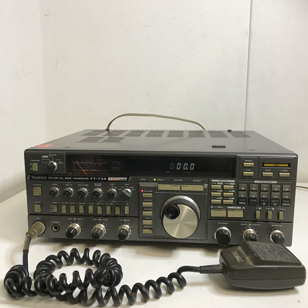 人気定番，HOT YAESU FT-736 ヤエス トランシーバー アマチュア無線機 通電OK 動作未確認 ジャンク(固定)｜売買されたオークション情報、yahooの商品情報をアーカイブ公開 - オークファン 固定