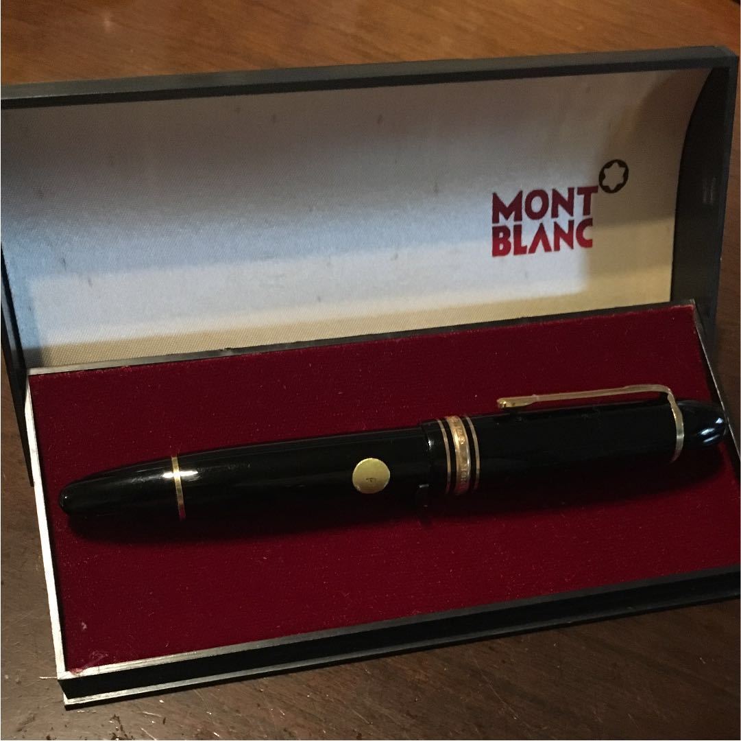 【希少】モンブラン万年筆マイスターシュテュック#149 14C F ほぼ未使用