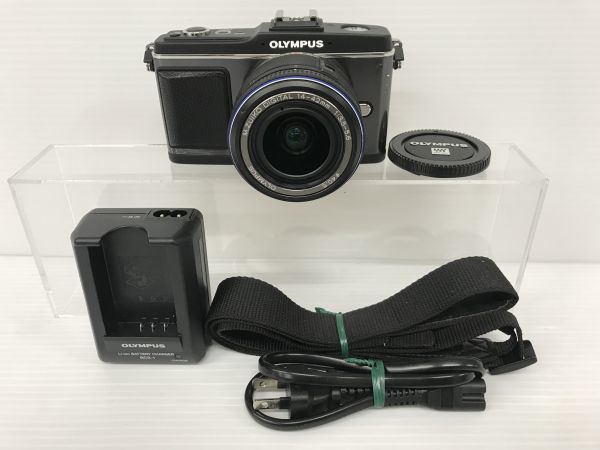  099 OLYMPUS オリンパス PEN ミラーレス一眼カメラ E-P2 レンズキット 付属品有り M8039(オリンパス)｜売買されたオークション情報、yahooの商品情報をアーカイブ公開 - オークファン オリンパス