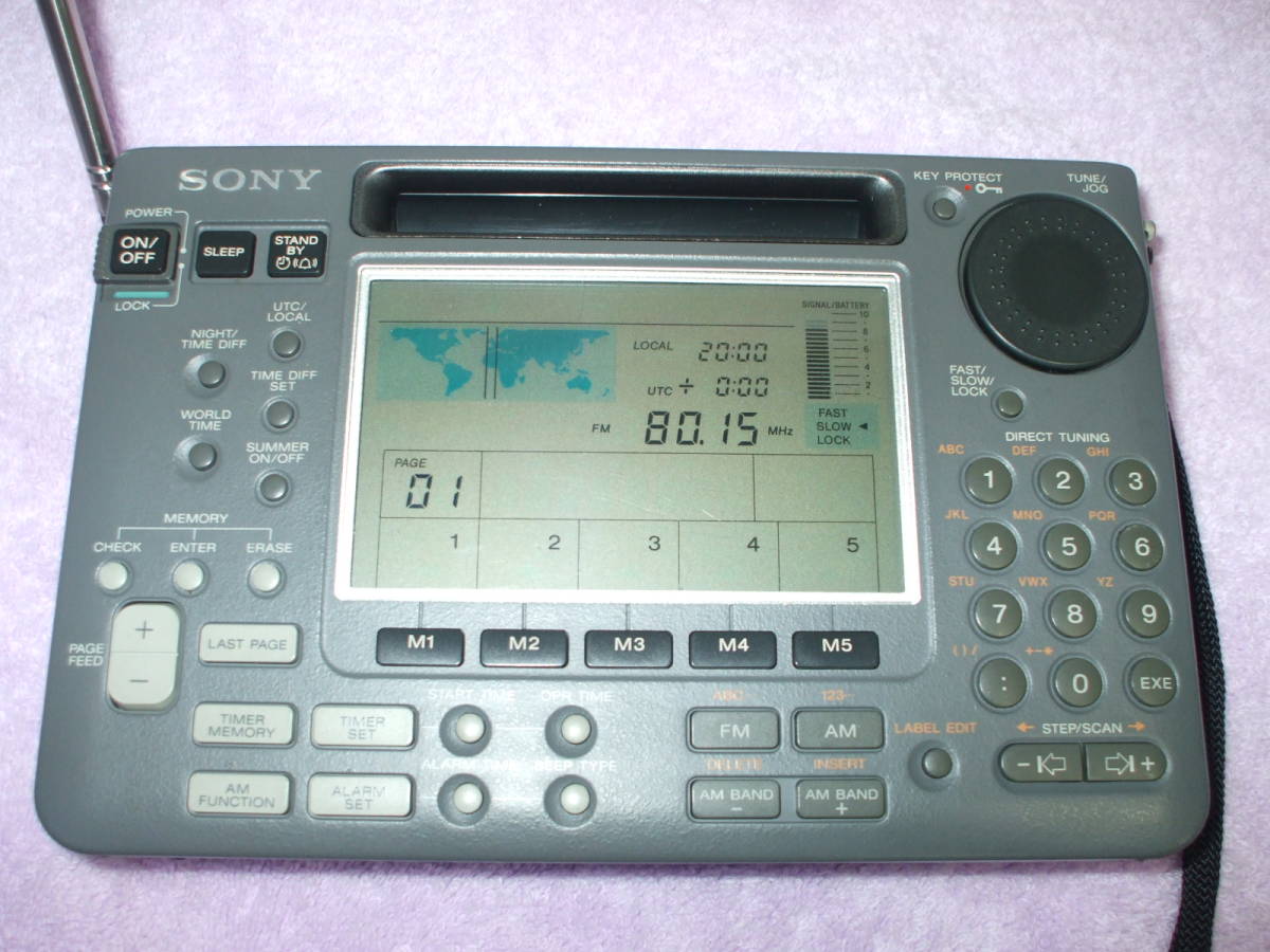 SONY SONY☆ソニー ICF-SW55 ポータブル短波ラジオ ワールドバンド