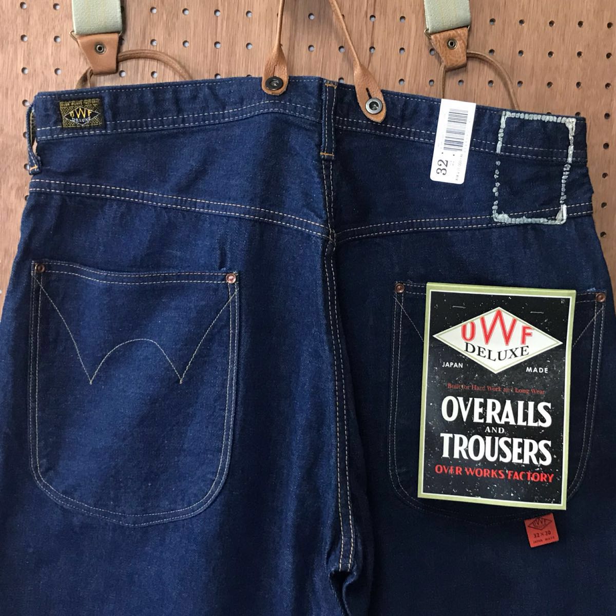新品 EDWIN デニムサスペンダーパンツ W32×L30 オーバーオール 