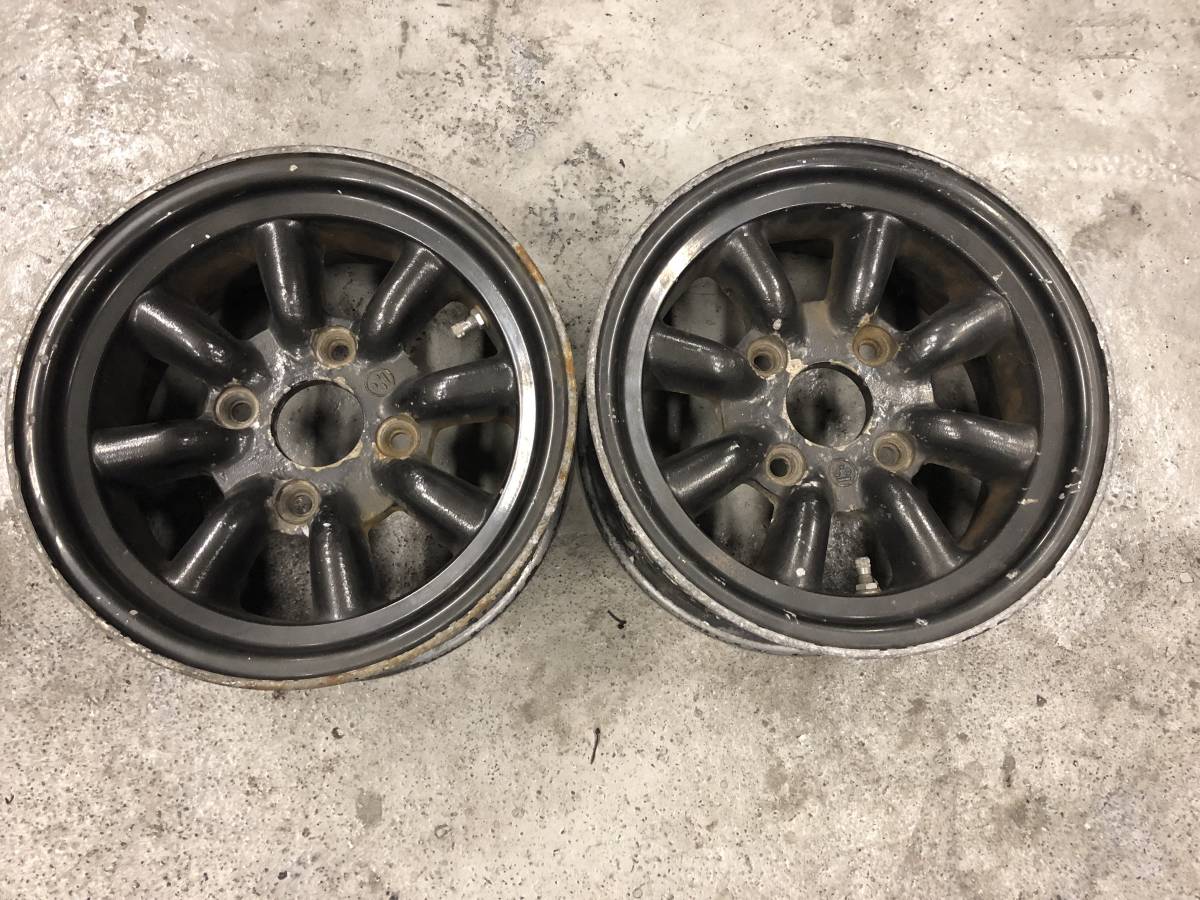 8817】希少 旧車 ワタナベ 13インチ 6J PCD114.3 ホイール1本 ワタナベ