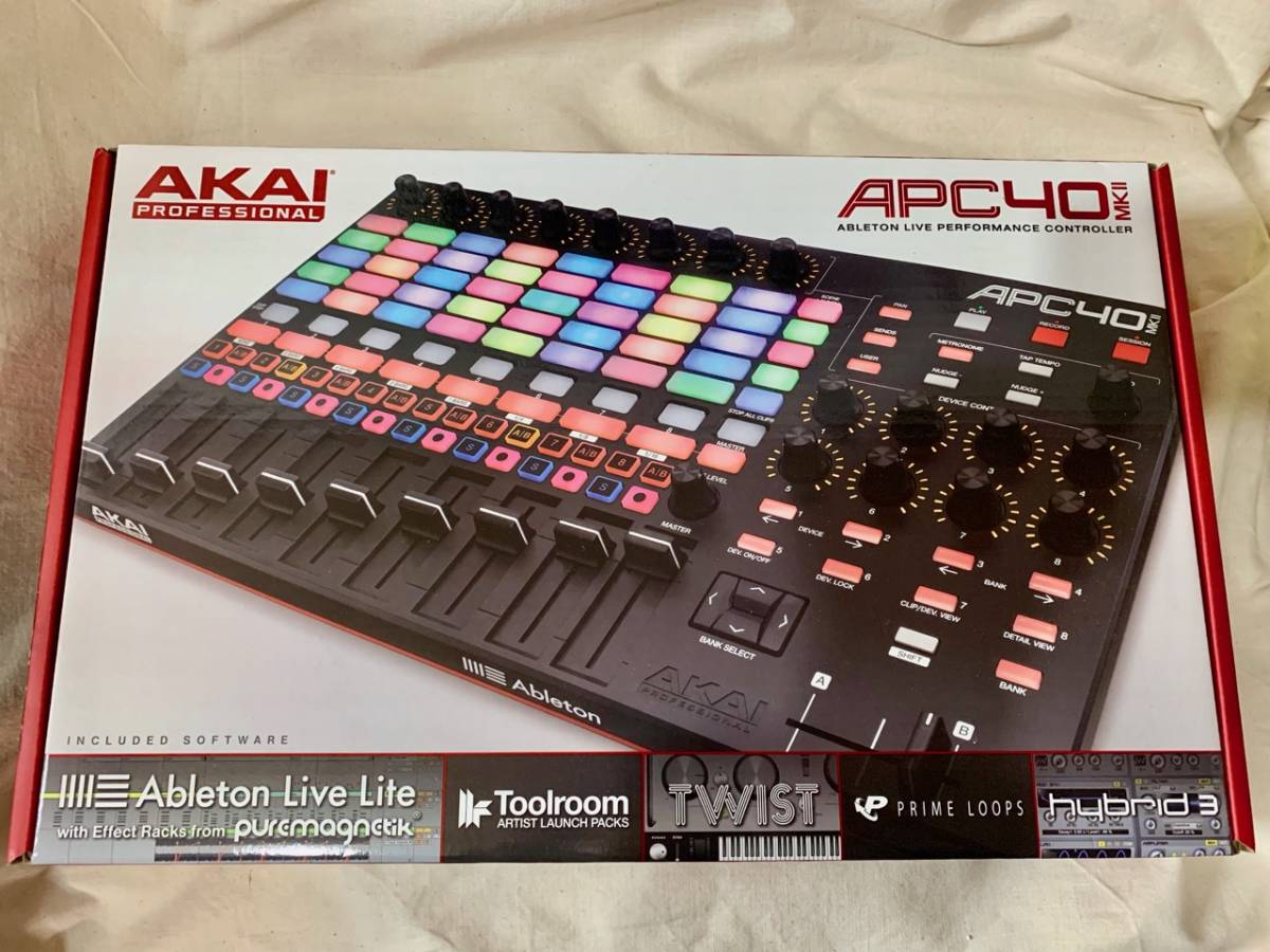 Ableton Live 9 Suite UG + AKAI professional APC40 MK2 MIDI コントローラー 音楽 ...