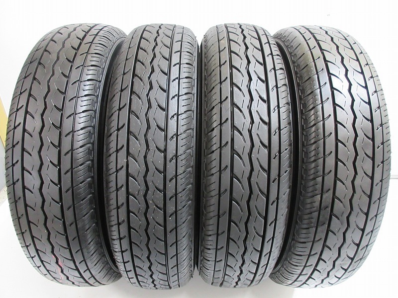145R12 6PR☆9-8分山 ヨコハマ JOB RY52☆中古タイヤ【4本セット】送料