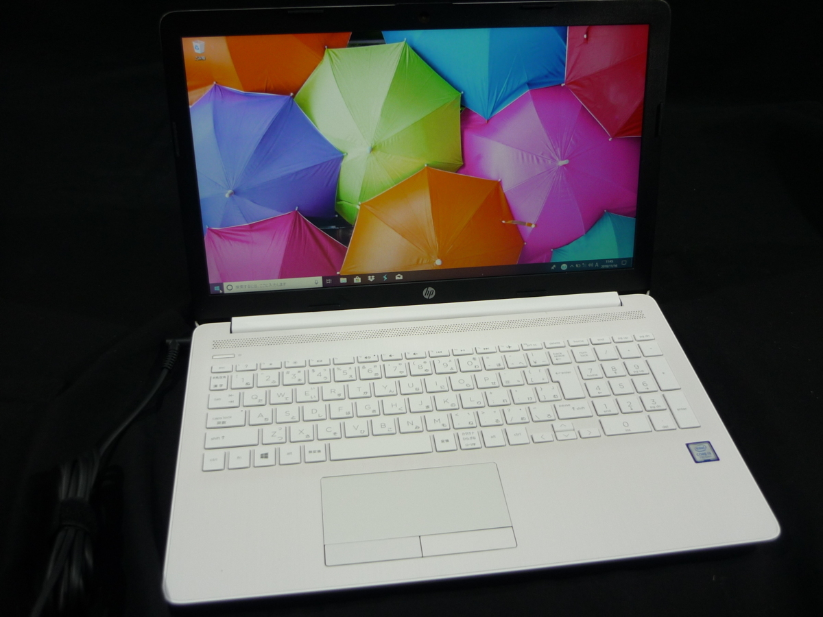 公式】 【未使用】hp Laptop 15-da0089tu☆ノートパソコン Windows10