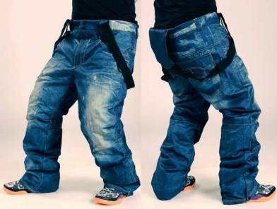 ウェア パンツ スノーボード ブランド メンズウェア デニム風の人気