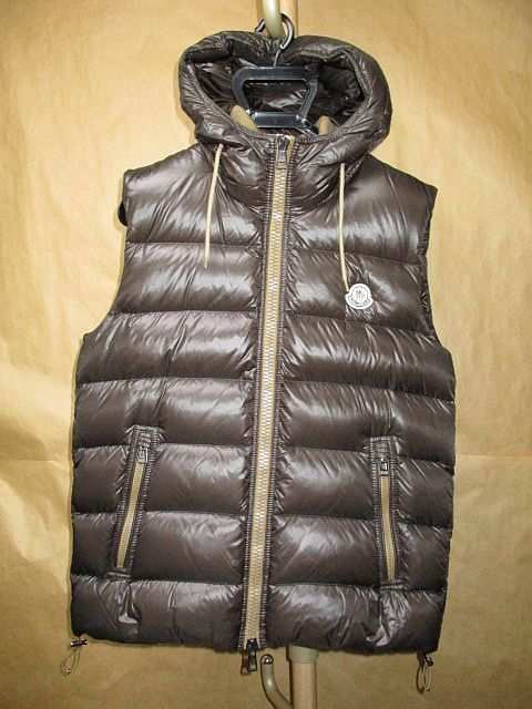 ブラウン モンクレール ダウンベスト BARTHOLOME GILET MONCLER ベスト メンズ 向けの ジレ 0 Tibbベスト