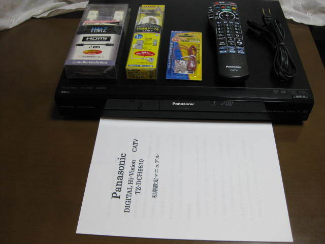 ★動作ＯＫ　Panasonic　CATVパナソニックDVDデジタルチューナー　TZ-DCH 9800
