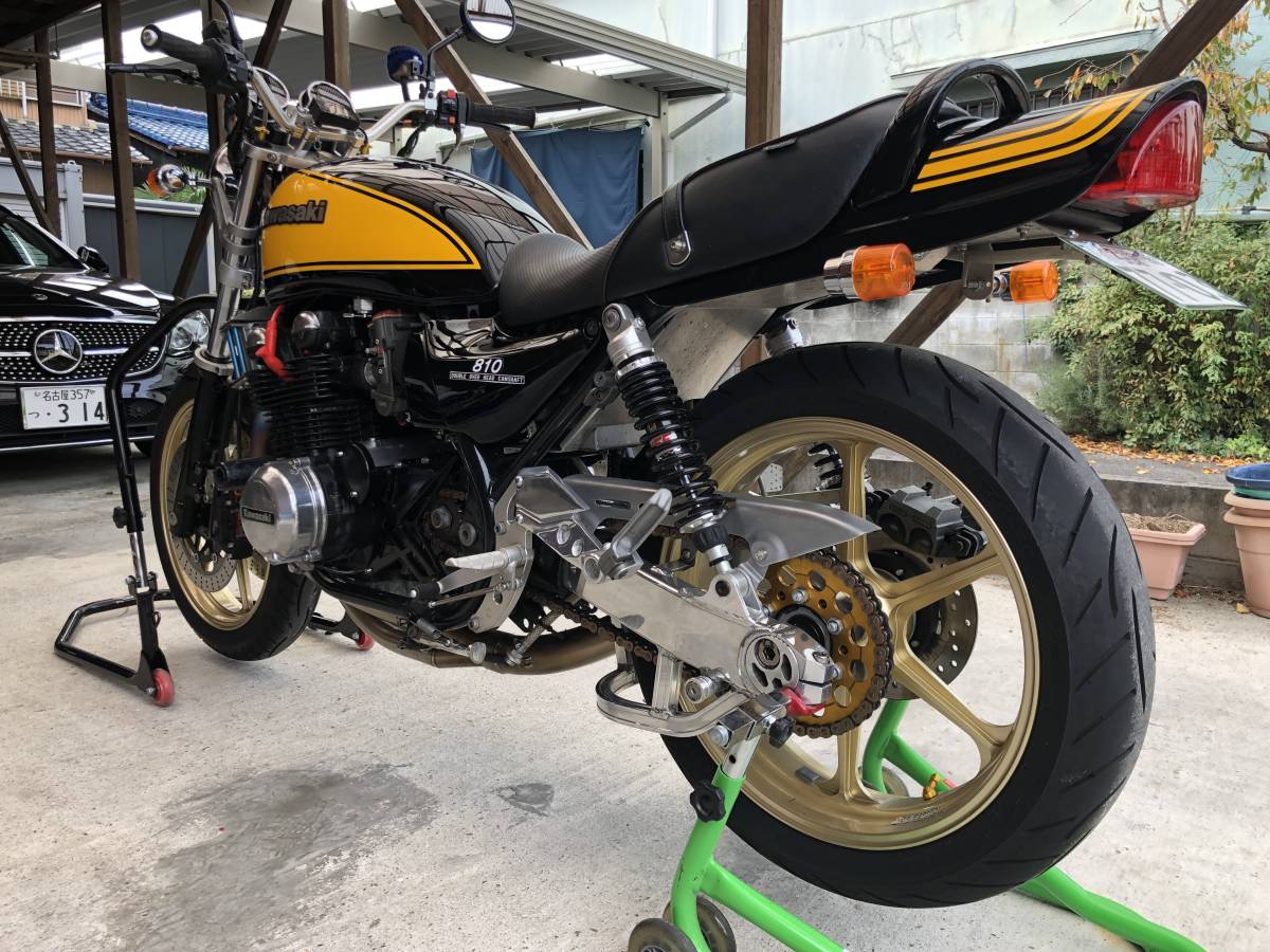 カワサキ ゼファー750 室内保管 ワイセコ810cc フルカスタム 動画あり