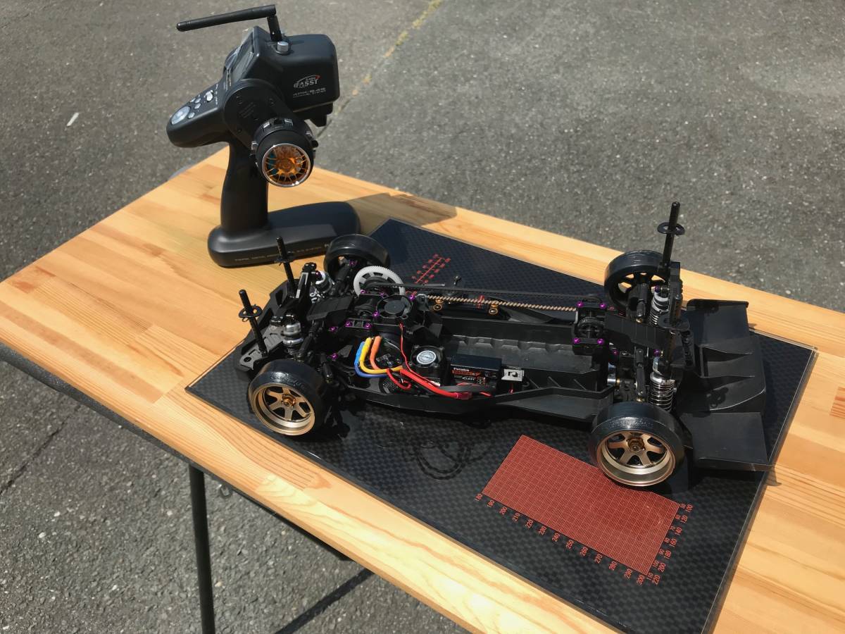 美品 ストリートジャム ドリフトRC カーボン シャーシ DB0107-20.jpg