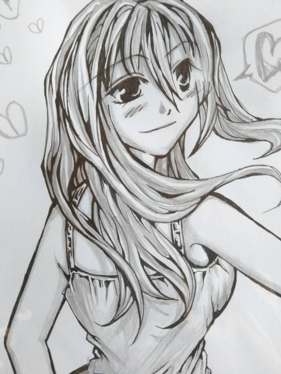 手描きイラスト 風になびく から厳選した
