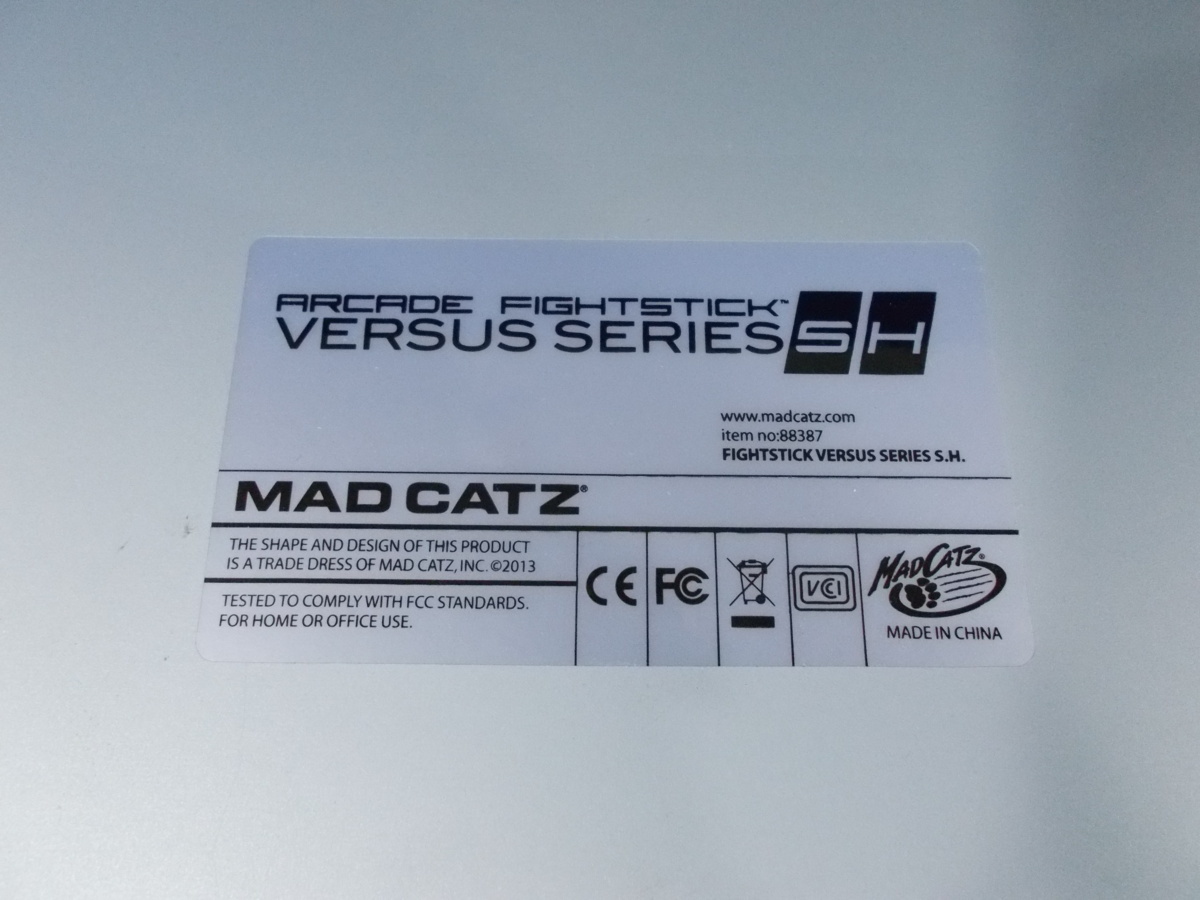 1円～□Team Mad Catz Arcade FightStick Versus Series SH アーケード