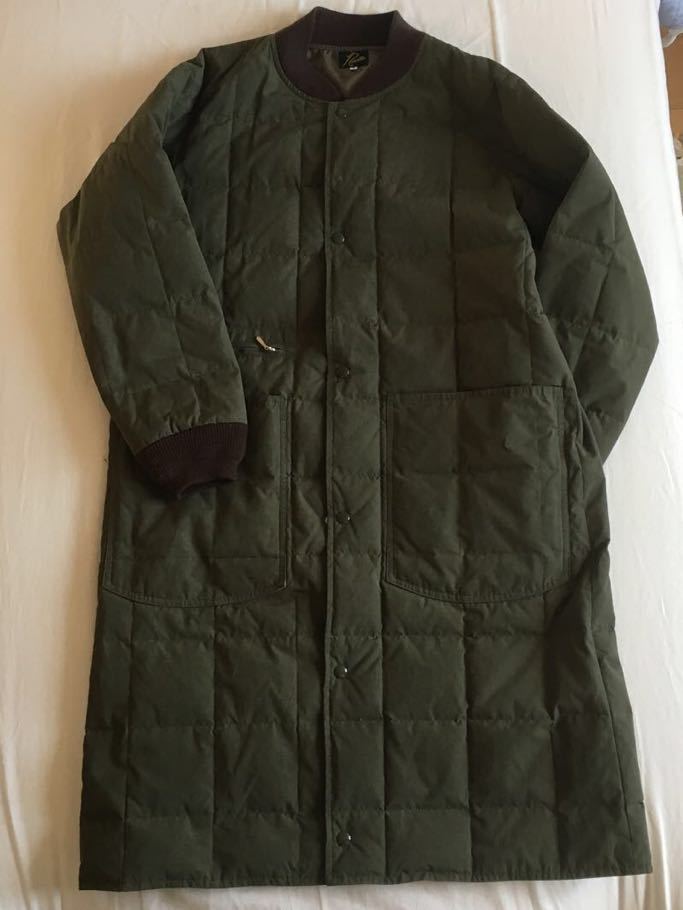 最落無1円～！17AW NEEDLES ニードルス Down Sir Coat ロングダウン  