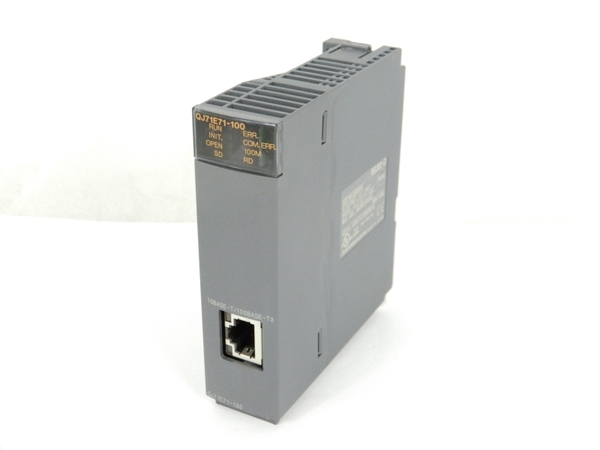 ジャンク MITSUBISHI 三菱電機 MELSEC-Q Ethernetユニット QJ71E71-100