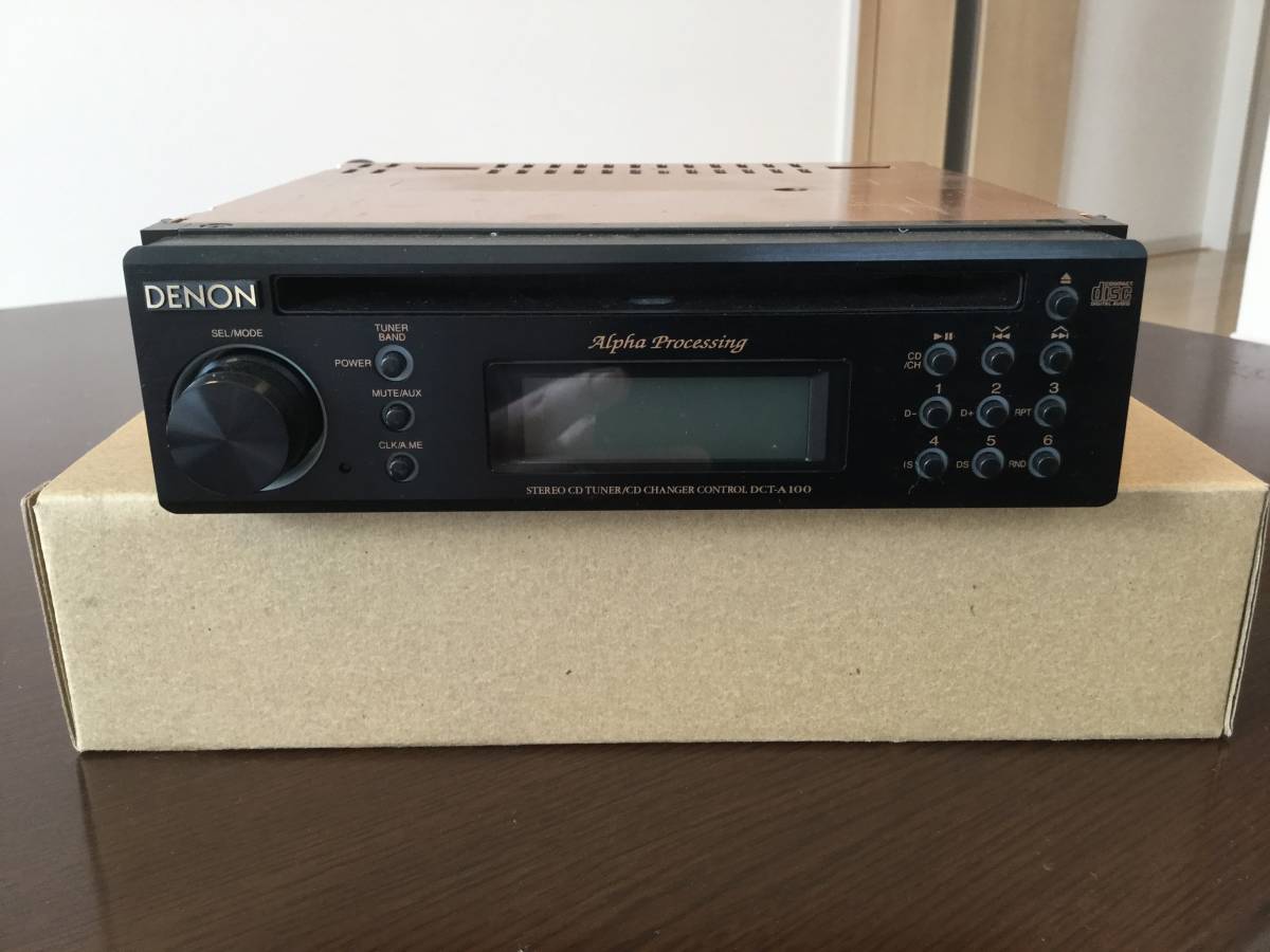 美品！DENON デノン　DCT-A100 希少のブラックフェイス！