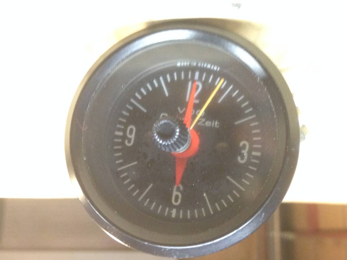 空冷VW　純正　VDO　12V　時計　